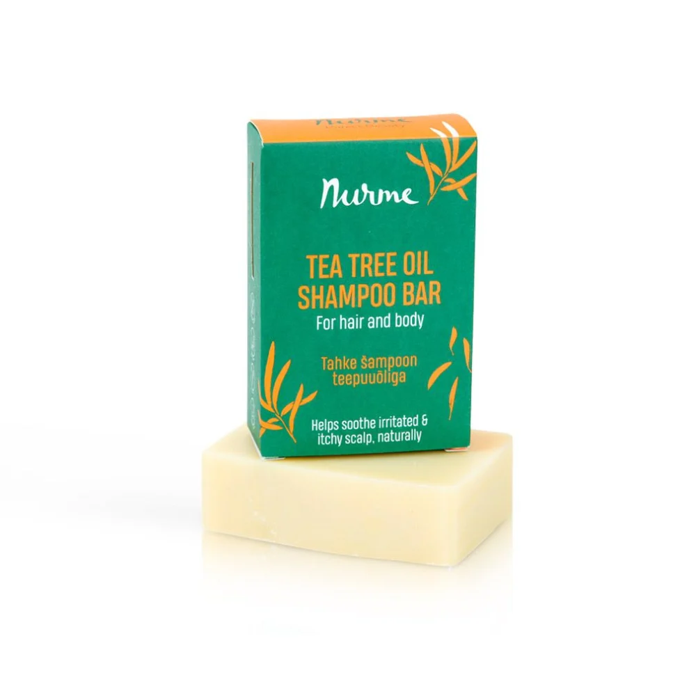 Fast schampo med tea tree-olja