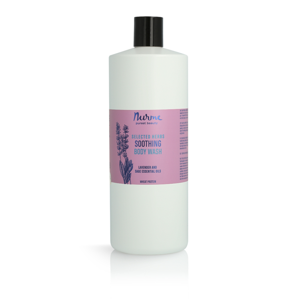Refill lugnande duschgel med örter och lavendel