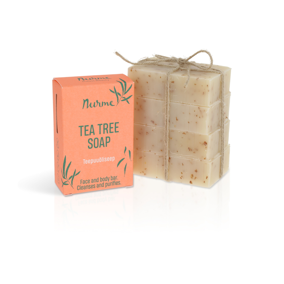 Förpackningsfri tea tree-tvål