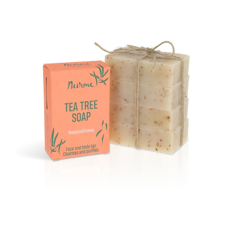 Förpackningsfri tea tree-tvål