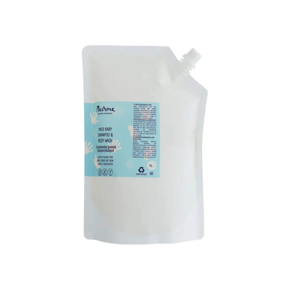 Refill milt babyschampo/duschgel