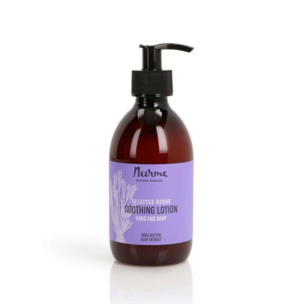 Lugnande hand- och kroppslotion med örter och lavendel